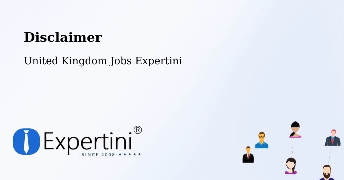 Disclaimer – Haslingden - United Kingdom Jobs Expertini